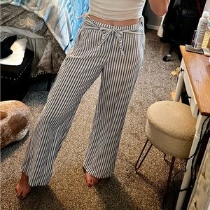 Striped Linen Pants